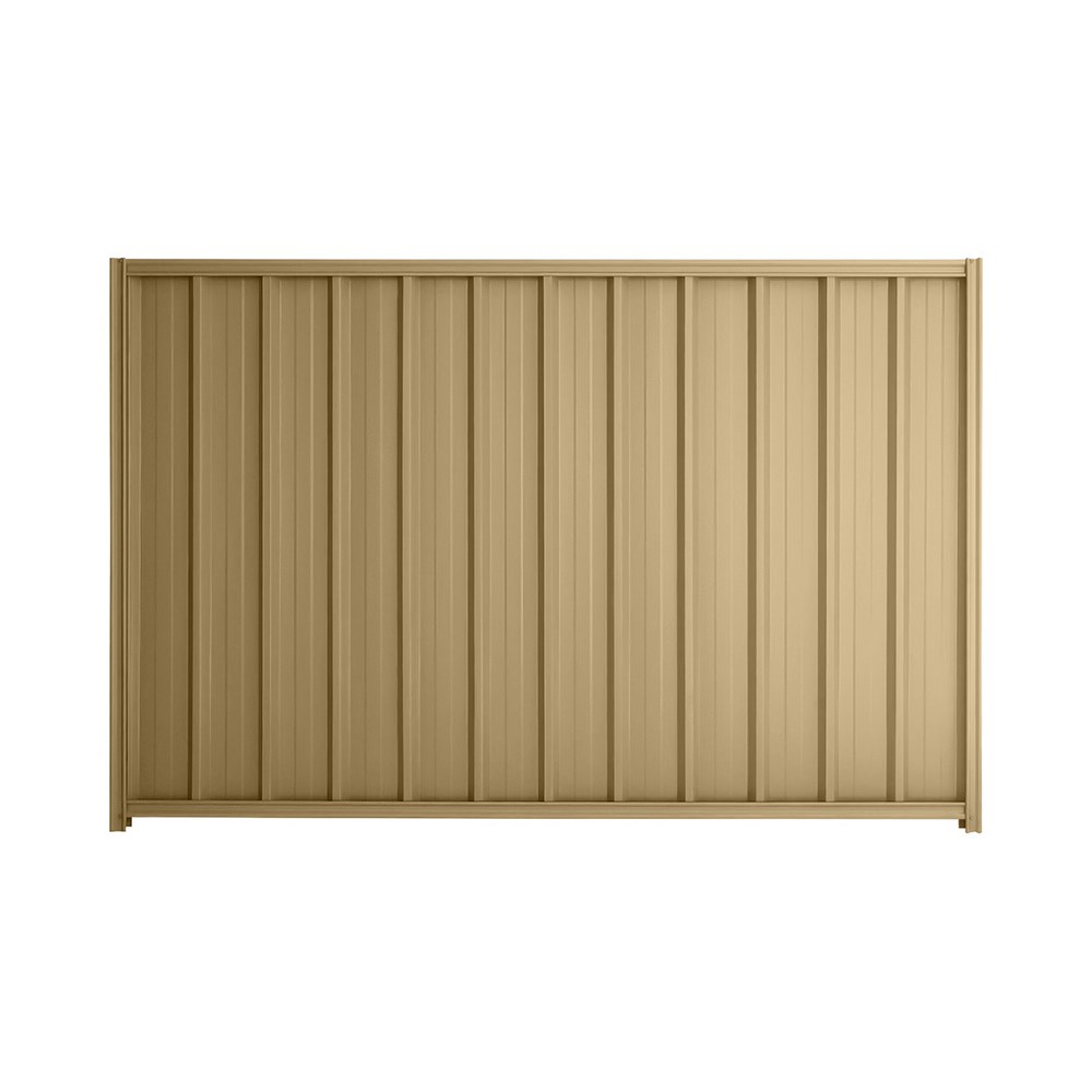 Good Neighbour® Superdek® 1200mm High Fence Panel Sheet: Wheat Post/Track: Wheat