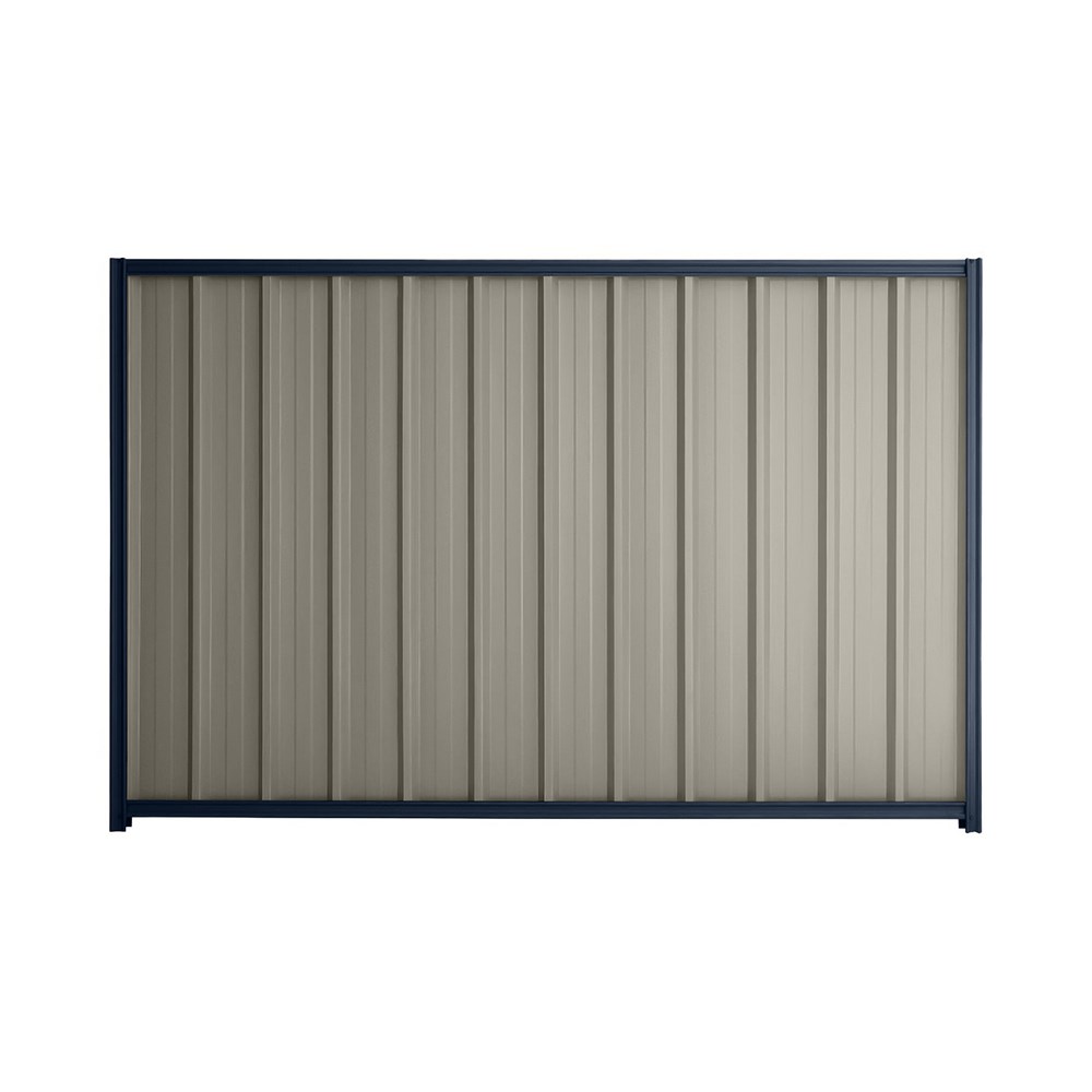 Good Neighbour® Superdek® 1500mm High Fence Panel Sheet: Birch Post/Track: Mountain Blue