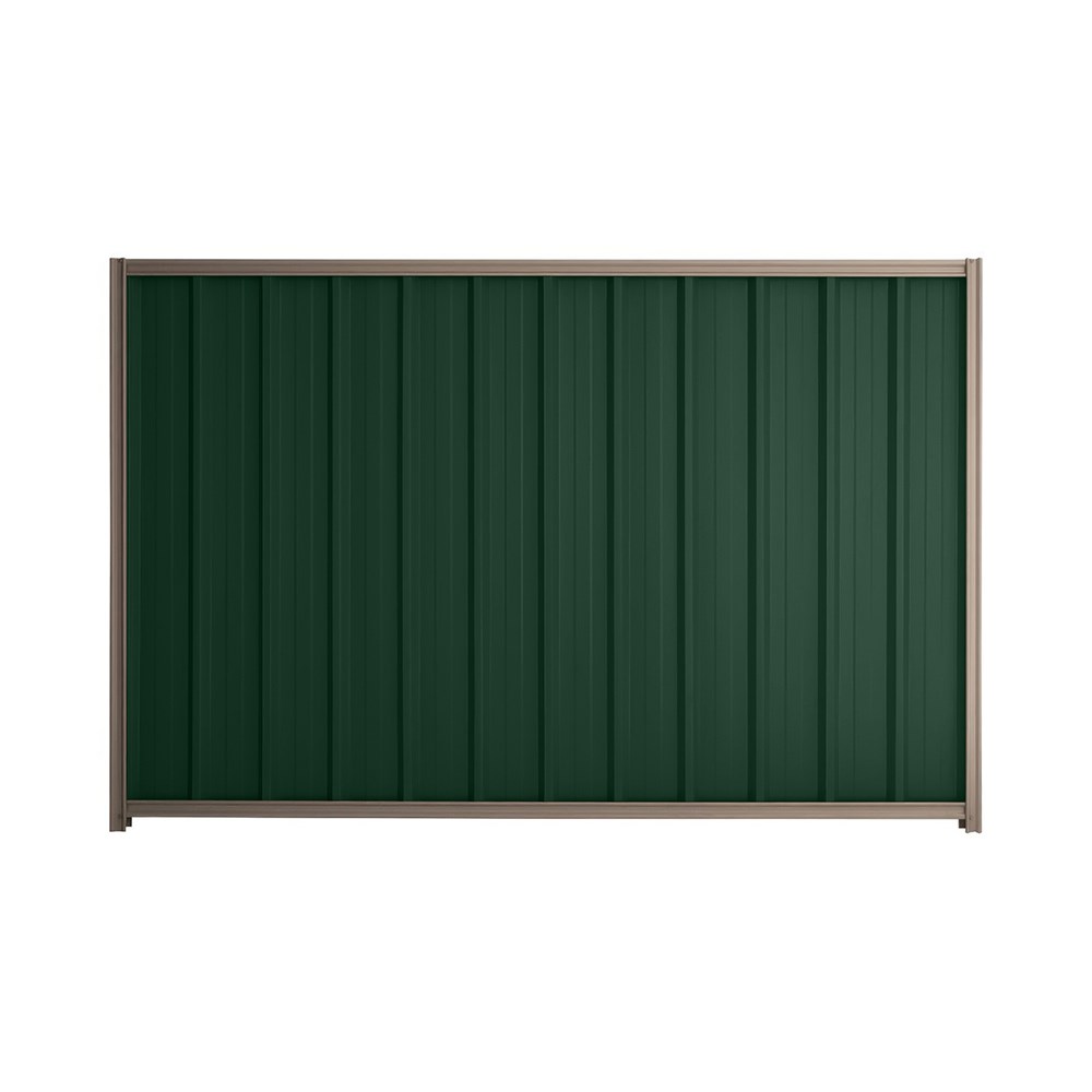 Good Neighbour® Superdek® 1500mm High Fence Panel Sheet: Caulfield Green Post/Track: Marsh