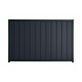 Good Neighbour® Superdek® 1500mm High Fence Panel Sheet: Dark Stone Post/Track: Caulfield Green
