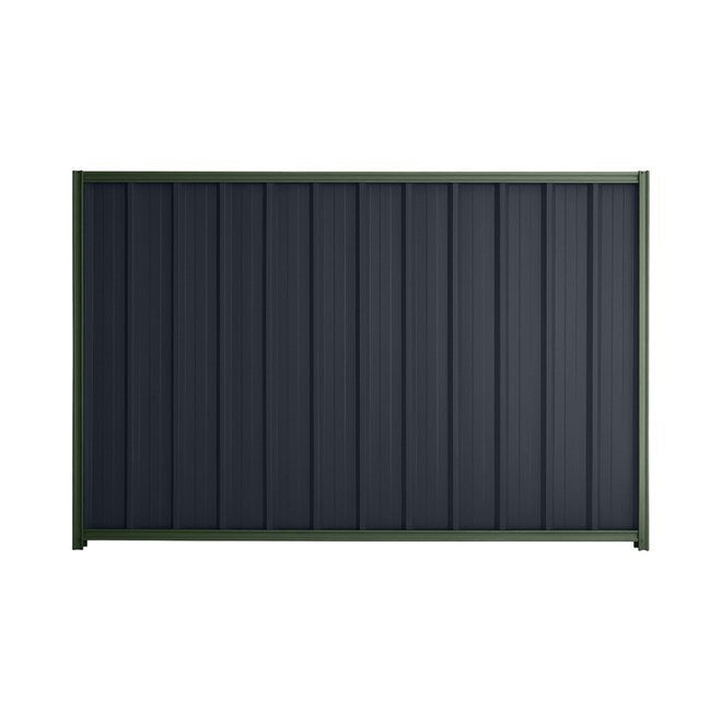 Good Neighbour® Superdek® 1500mm High Fence Panel Sheet: Dark Stone Post/Track: Rivergum