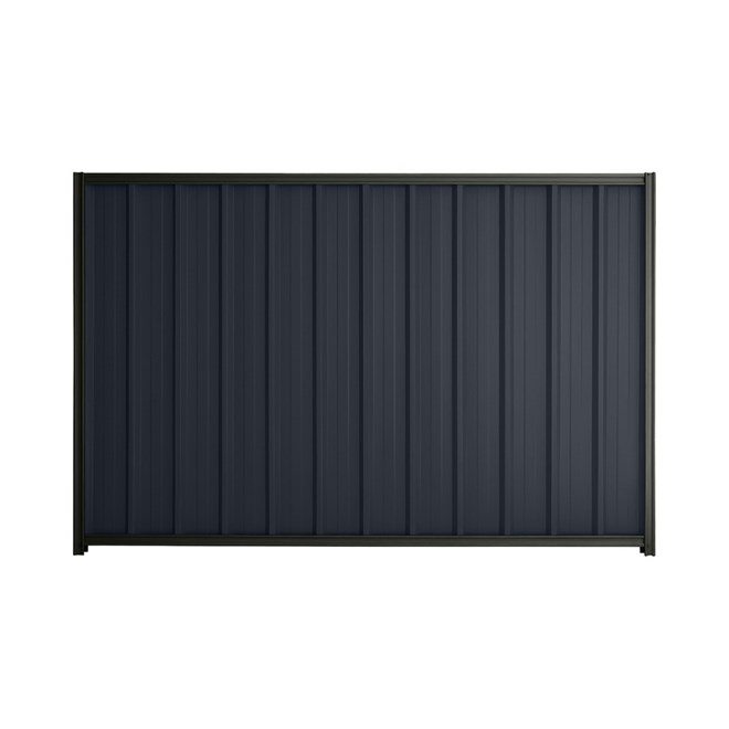 Good Neighbour® Superdek® 1500mm High Fence Panel Sheet: Dark Stone Post/Track: Slate Grey