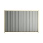 Good Neighbour® Superdek® 1500mm High Fence Panel Sheet: Gull Grey Post/Track: Primrose