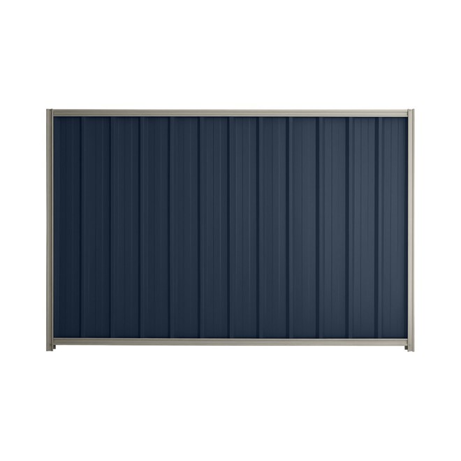 Good Neighbour® Superdek® 1500mm High Fence Panel Sheet: Mountain Blue Post/Track: Birch