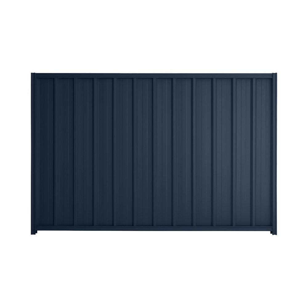 Good Neighbour® Superdek® 1500mm High Fence Panel Sheet: Mountain Blue Post/Track: Mountain Blue