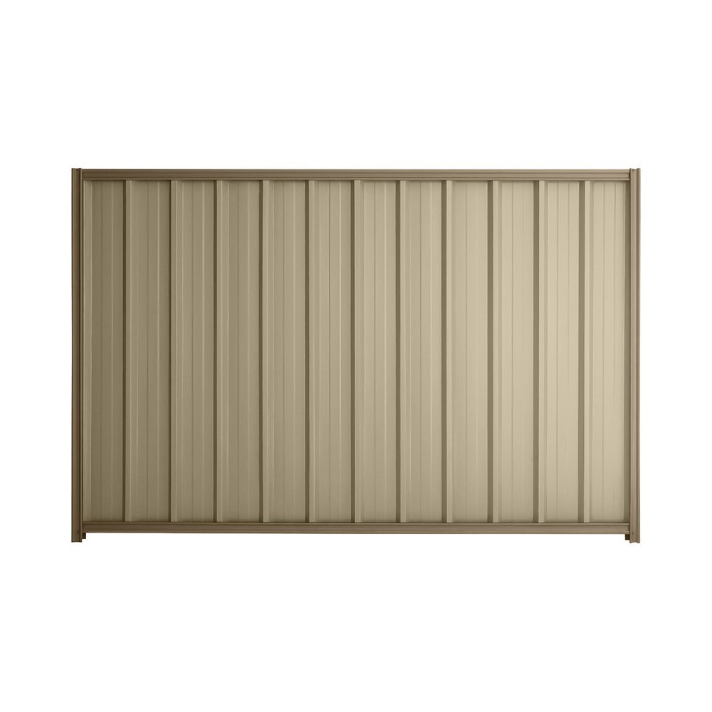 Good Neighbour® Superdek® 1500mm High Fence Panel Sheet: Merino Post/Track: Beige