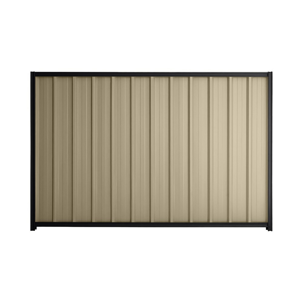 Good Neighbour® Superdek® 1500mm High Fence Panel Sheet: Merino Post/Track: Gun Metal Grey