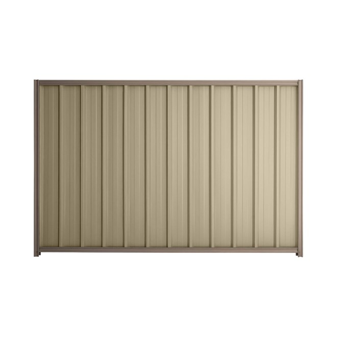 Good Neighbour® Superdek® 1500mm High Fence Panel Sheet: Merino Post/Track: Marsh