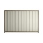 Good Neighbour® Superdek® 1500mm High Fence Panel Sheet: Off White Post/Track: Beige