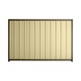 Good Neighbour® Superdek® 1500mm High Fence Panel Sheet: Primrose Post/Track: Banyan Brown