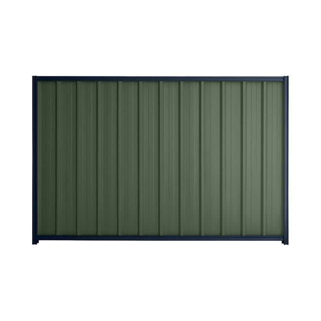 Good Neighbour® Superdek® 1500mm High Fence Panel Sheet: Rivergum Post/Track: Mountain Blue