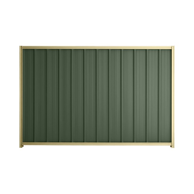 Good Neighbour® Superdek® 1500mm High Fence Panel Sheet: Rivergum Post/Track: Primrose
