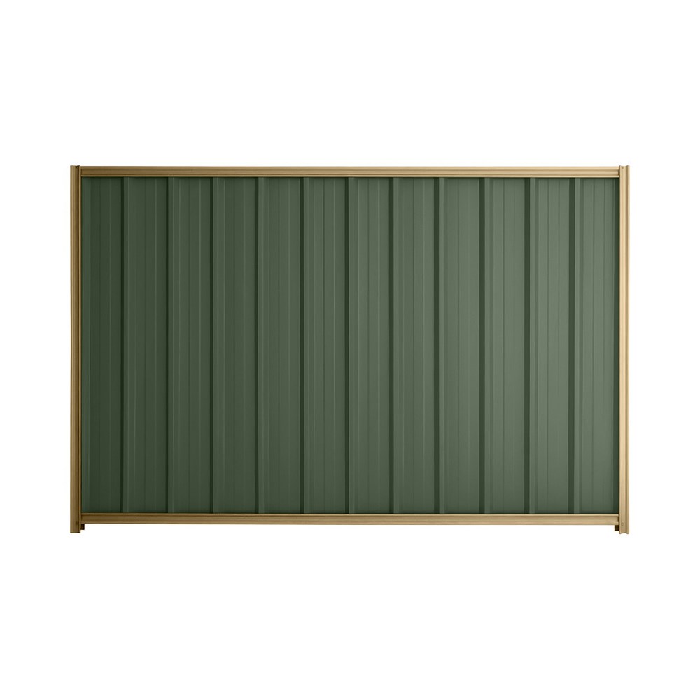 Good Neighbour® Superdek® 1500mm High Fence Panel Sheet: Rivergum Post/Track: Wheat