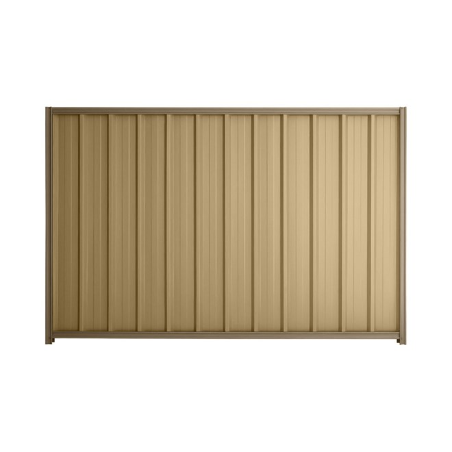 Good Neighbour® Superdek® 1500mm High Fence Panel Sheet: Wheat Post/Track: Beige