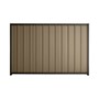 Good Neighbour® Superdek® 1800mm High Fence Panel Sheet: Beige Post/Track: Slate Grey
