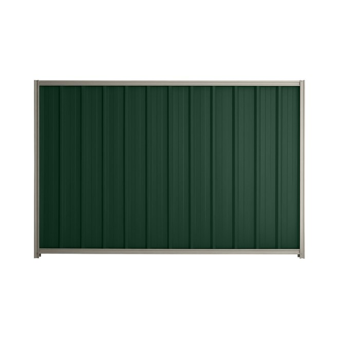 Good Neighbour® Superdek® 1800mm High Fence Panel Sheet: Caulfield Green Post/Track: Birch