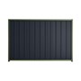 Good Neighbour® Superdek® 1800mm High Fence Panel Sheet: Dark Stone Post/Track: Mist Green