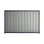 Good Neighbour® Superdek® 1800mm High Fence Panel Sheet: Gull Grey Post/Track: Mountain Blue