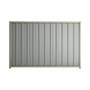 Good Neighbour® Superdek® 1800mm High Fence Panel Sheet: Gull Grey Post/Track: Moss Vale Sand