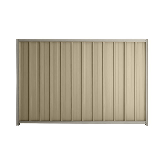 Good Neighbour® Superdek® 1800mm High Fence Panel Sheet: Merino Post/Track: Birch