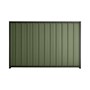 Good Neighbour® Superdek® 1800mm High Fence Panel Sheet: Mist Green Post/Track: Slate Grey