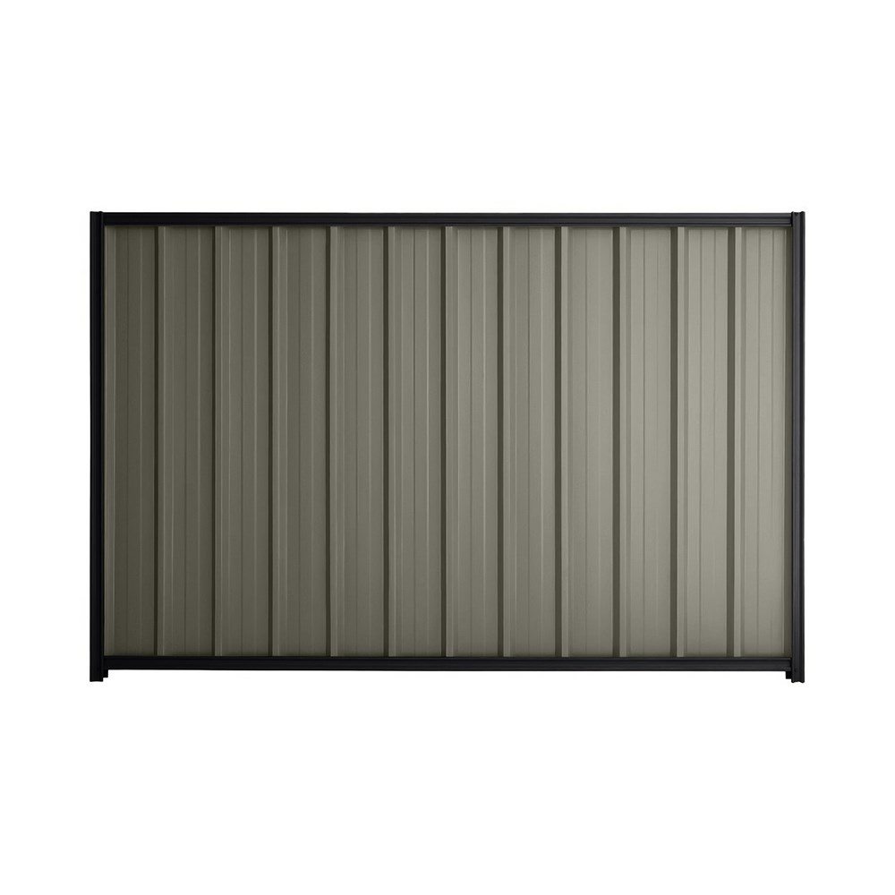 Good Neighbour® Superdek® 1800mm High Fence Panel Sheet: Marsh Post/Track: Gun Metal Grey