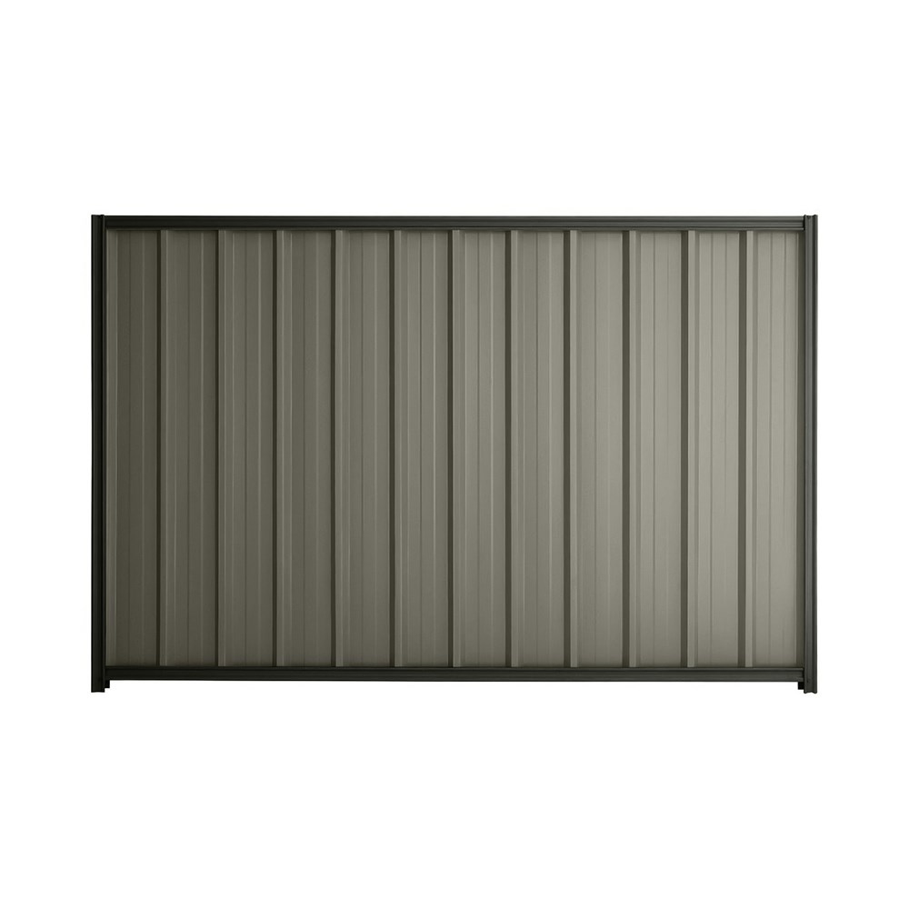 Good Neighbour® Superdek® 1800mm High Fence Panel Sheet: Marsh Post/Track: Slate Grey