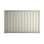 Good Neighbour® Superdek® 1800mm High Fence Panel Sheet: Off White Post/Track: Birch