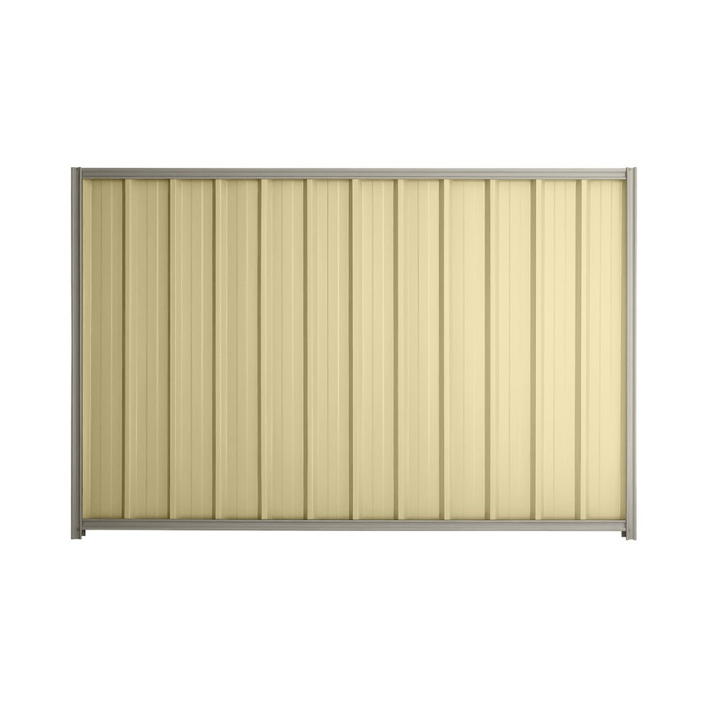 Good Neighbour® Superdek® 1800mm High Fence Panel Sheet: Primrose Post/Track: Birch