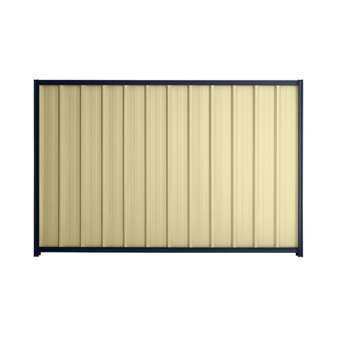 Good Neighbour® Superdek® 1800mm High Fence Panel Sheet: Primrose Post/Track: Mountain Blue