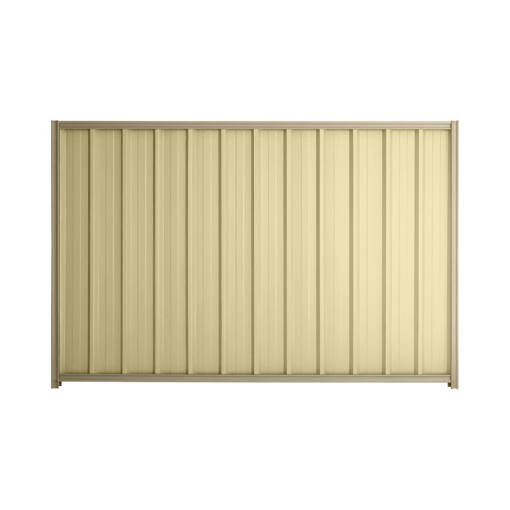 Good Neighbour® Superdek® 1800mm High Fence Panel Sheet: Primrose Post/Track: Merino
