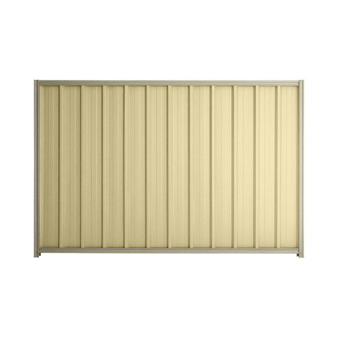 Good Neighbour® Superdek® 1800mm High Fence Panel Sheet: Primrose Post/Track: Moss Vale Sand