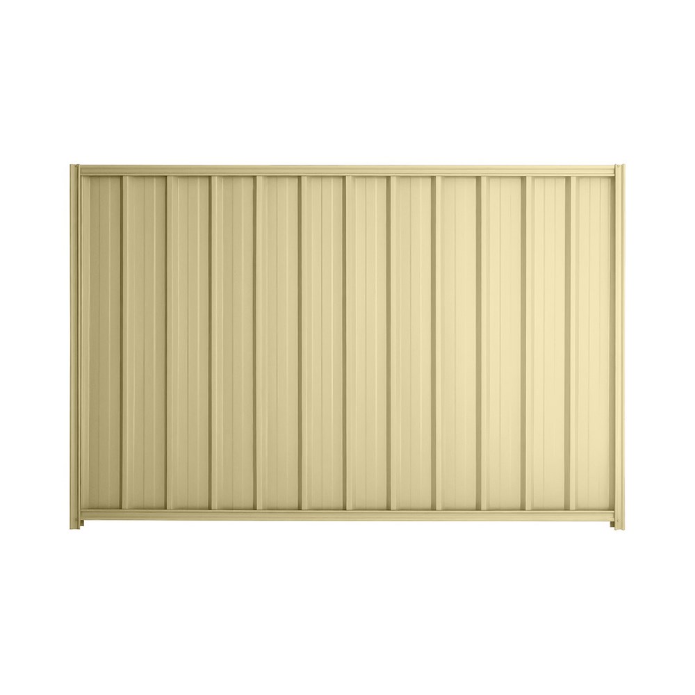 Good Neighbour® Superdek® 1800mm High Fence Panel Sheet: Primrose Post/Track: Primrose