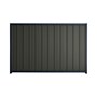 Good Neighbour® Superdek® 1800mm High Fence Panel Sheet: Slate Grey Post/Track: Mountain Blue