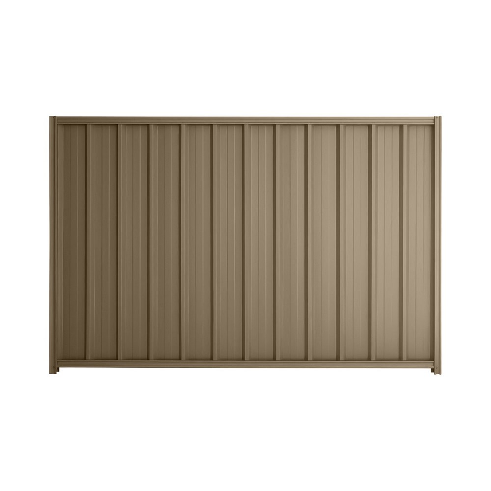 Good Neighbour® Superdek® 2100mm High Fence Panel Sheet: Beige Post/Track: Beige