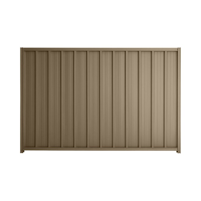 Good Neighbour® Superdek® 2100mm High Fence Panel Sheet: Beige Post/Track: Beige