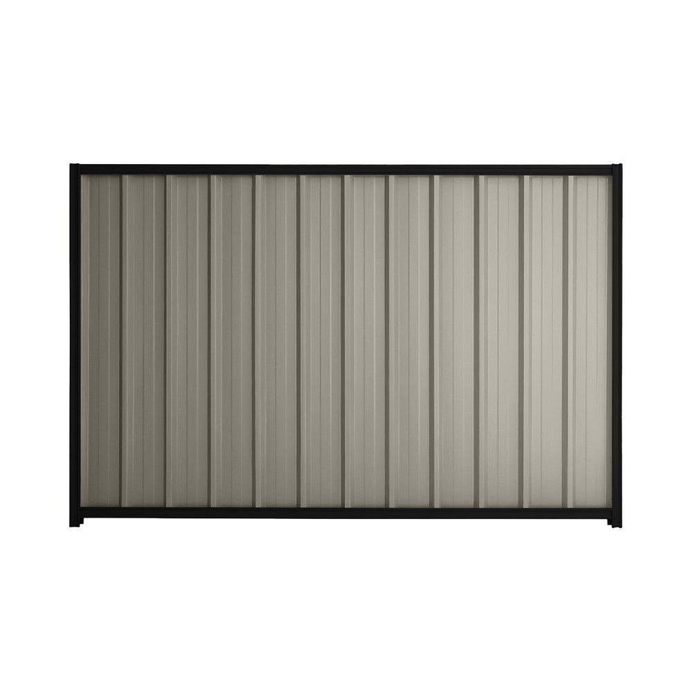 Good Neighbour® Superdek® 2100mm High Fence Panel Sheet: Birch Post/Track: Ebony