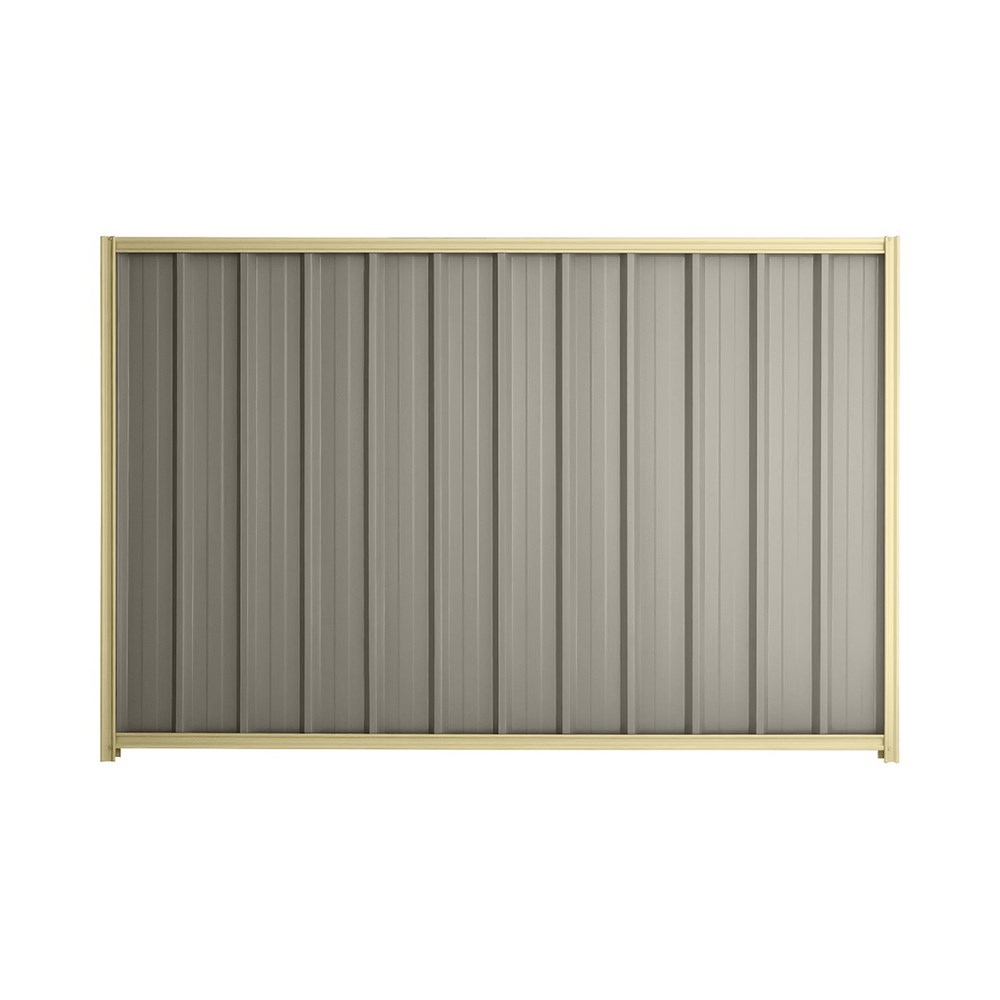 Good Neighbour® Superdek® 2100mm High Fence Panel Sheet: Birch Post/Track: Primrose