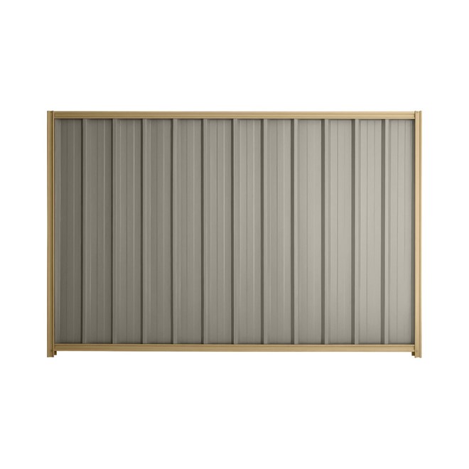 Good Neighbour® Superdek® 2100mm High Fence Panel Sheet: Birch Post/Track: Wheat