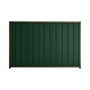 Good Neighbour® Superdek® 2100mm High Fence Panel Sheet: Caulfield Green Post/Track: Banyan Brown