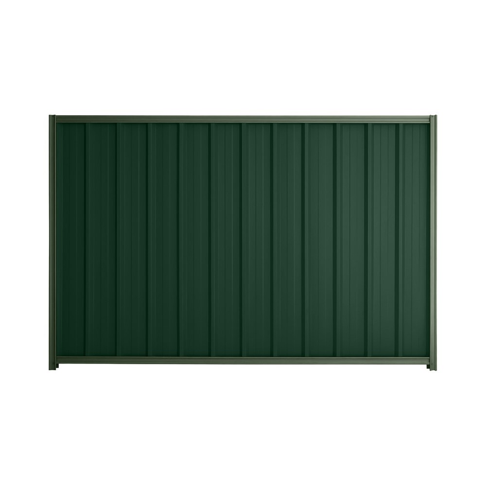 Good Neighbour® Superdek® 2100mm High Fence Panel Sheet: Caulfield Green Post/Track: Rivergum