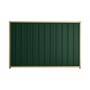 Good Neighbour® Superdek® 2100mm High Fence Panel Sheet: Caulfield Green Post/Track: Wheat