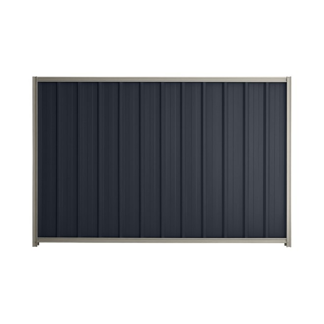 Good Neighbour® Superdek® 2100mm High Fence Panel Sheet: Dark Stone Post/Track: Birch