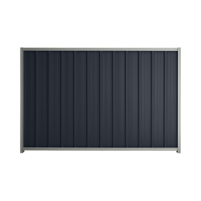 Good Neighbour® Superdek® 2100mm High Fence Panel Sheet: Dark Stone Post/Track: Gull Grey