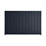 Good Neighbour® Superdek® 2100mm High Fence Panel Sheet: Dark Stone Post/Track: Mountain Blue