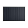 Good Neighbour® Superdek® 2100mm High Fence Panel Sheet: Dark Stone Post/Track: Slate Grey