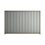 Good Neighbour® Superdek® 2100mm High Fence Panel Sheet: Gull Grey Post/Track: Beige