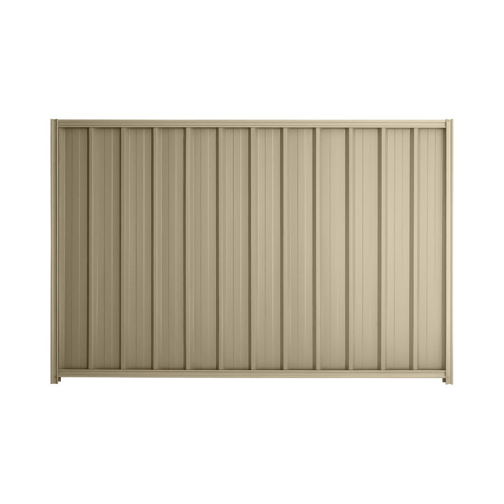 Good Neighbour® Superdek® 2100mm High Fence Panel Sheet: Merino Post/Track: Merino