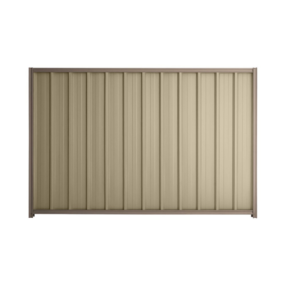Good Neighbour® Superdek® 2100mm High Fence Panel Sheet: Merino Post/Track: Marsh