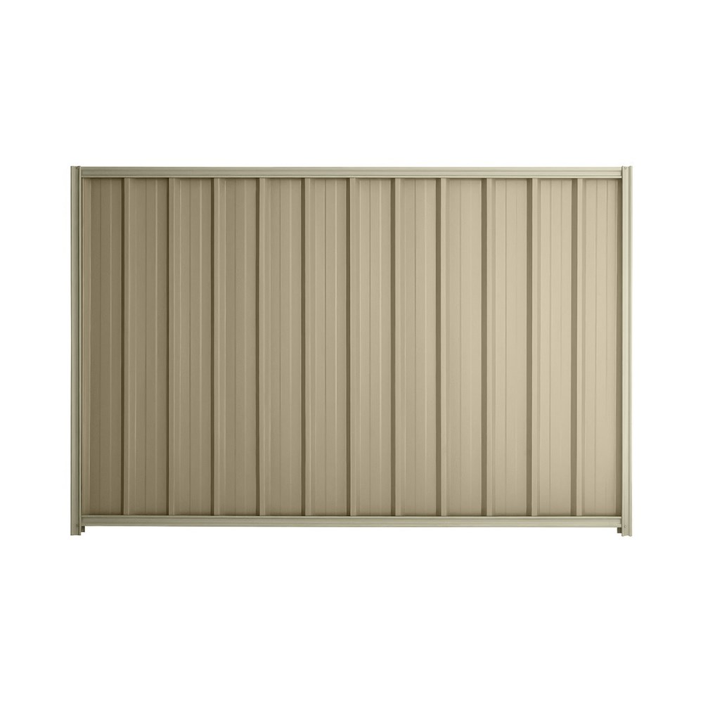 Good Neighbour® Superdek® 2100mm High Fence Panel Sheet: Merino Post/Track: Moss Vale Sand
